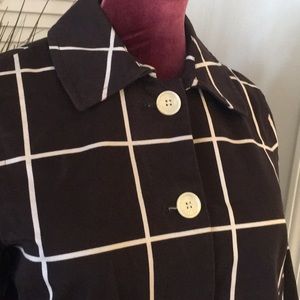 Ralph Lauren Checkered Spring Jacket with Pockets